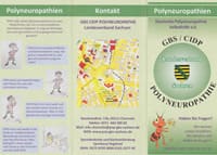 Flyer Deutsche Polyneuropathie Selbsthilfe e.V - Landesverband Sachsen